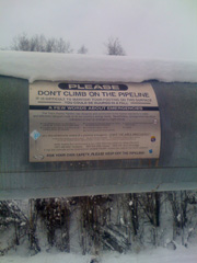 Alaska Pipeline Warning